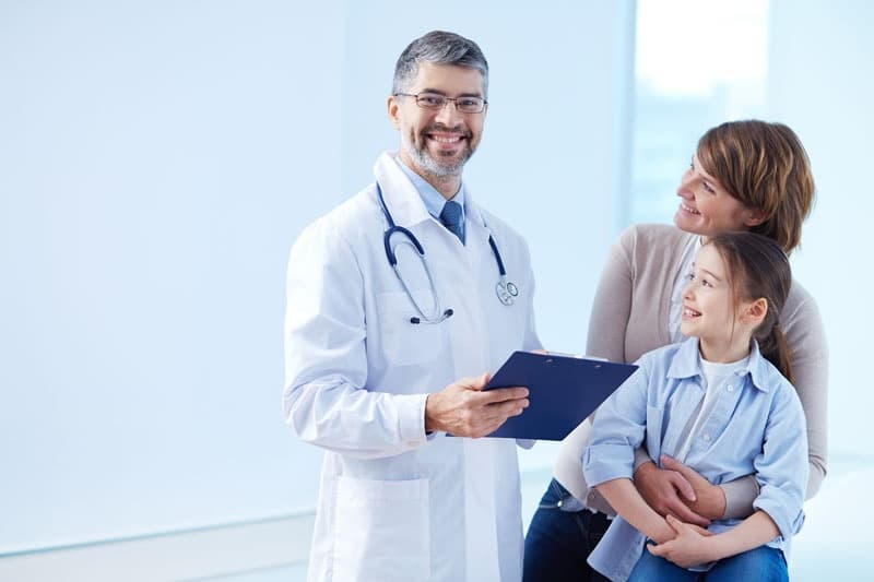 Doctor with clipboard